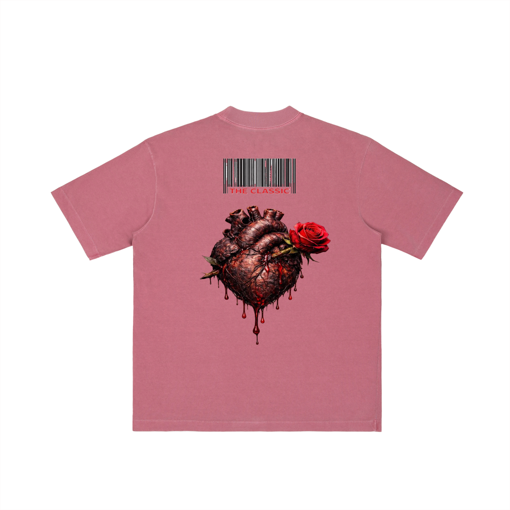 "Lady of the Night" Vintage Wash Drop Shoulder T-shirt