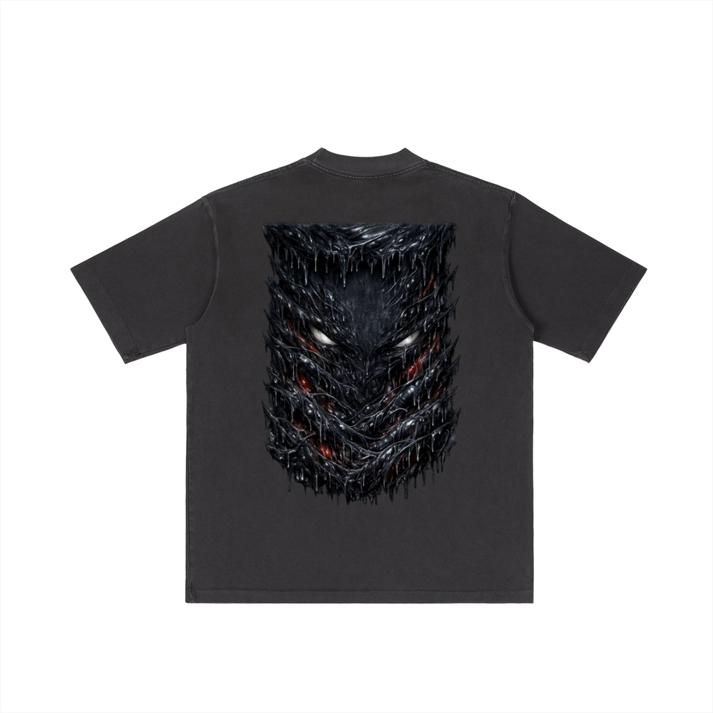 "Symbiote" Vintage Wash Drop Shoulder T-shirt