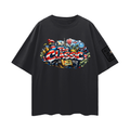 "Where's Waldo" Streetwear Loose Drop Shoulder T-Shirt
