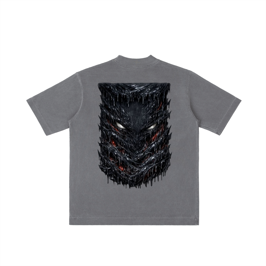 "Symbiote" Vintage Wash Drop Shoulder T-shirt